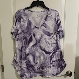 Cuddl Duds V-Neck Tee